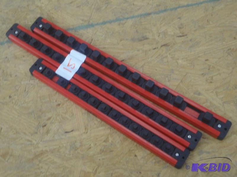 (3) New Torin Magnetic Socket Strips, 14&quo...