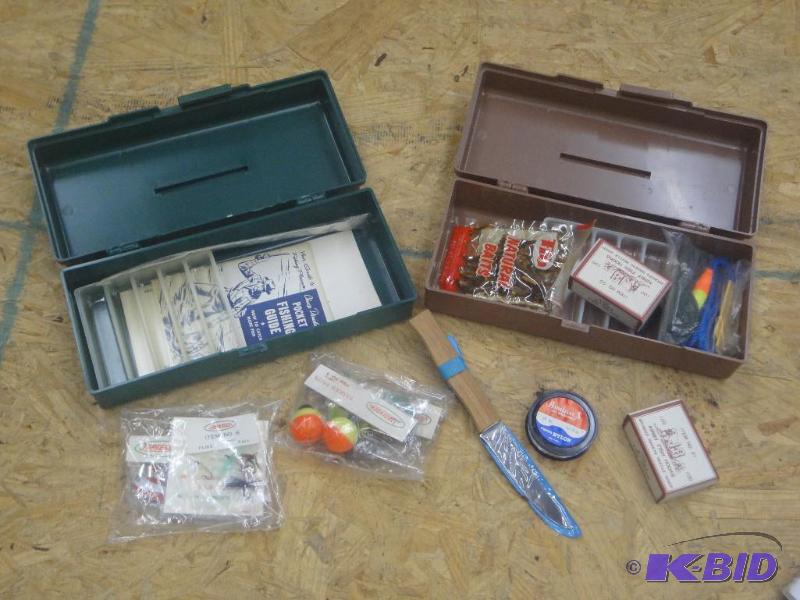 (2) Plastic Tackle Boxes Full Of Misc Tackle...