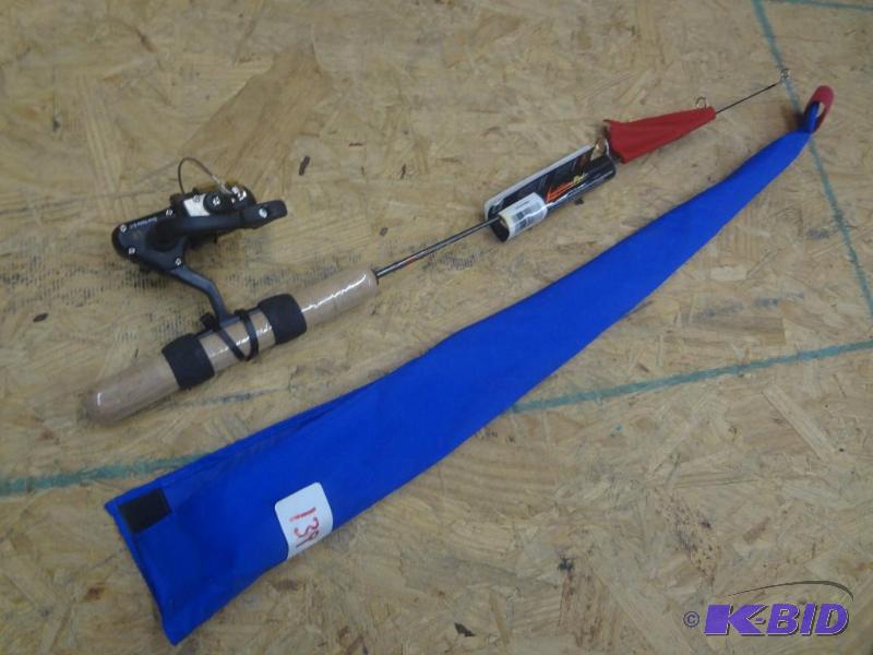 Like New Ice Rod &amp Reel With Cover...