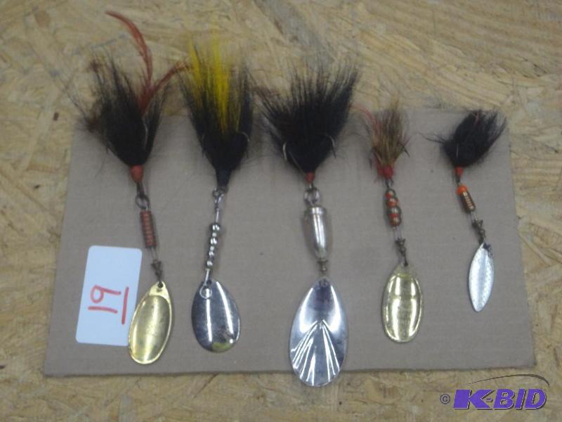 (5) Spinner Lures...