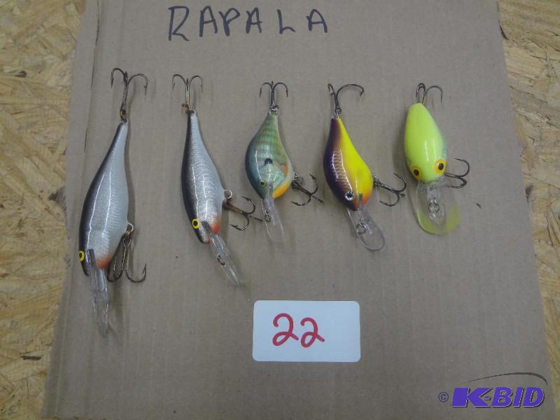 (5) Rapala Crankbaits...