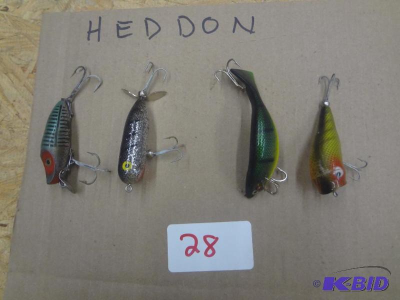 (4) Heddon Lures...