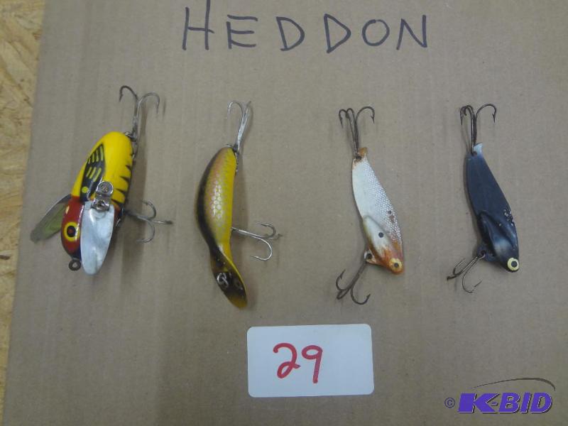 (4) Heddon Lures...