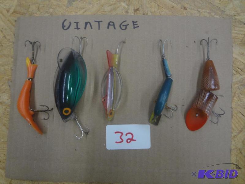 (5) Vintage Lures...