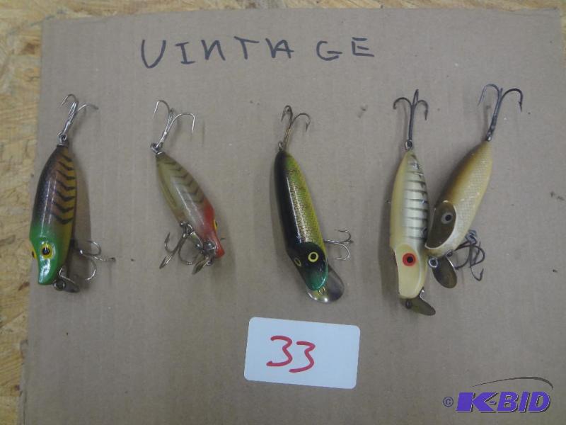 (5) Vintage Lures...