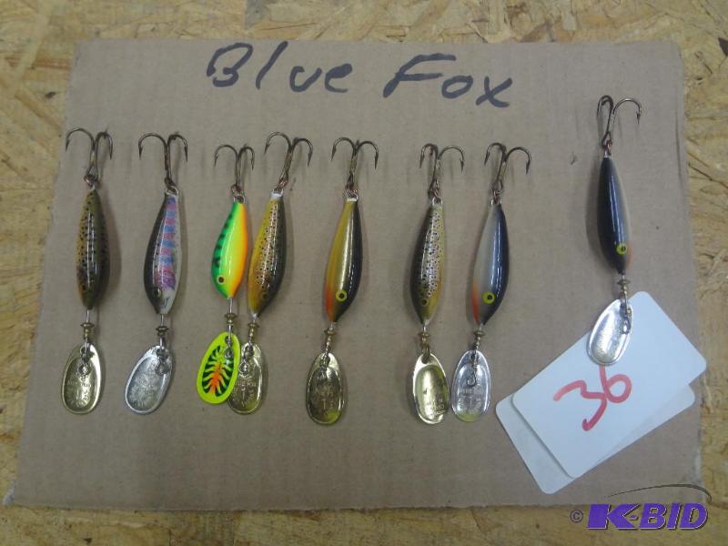 (8) Blue Fox Lures...