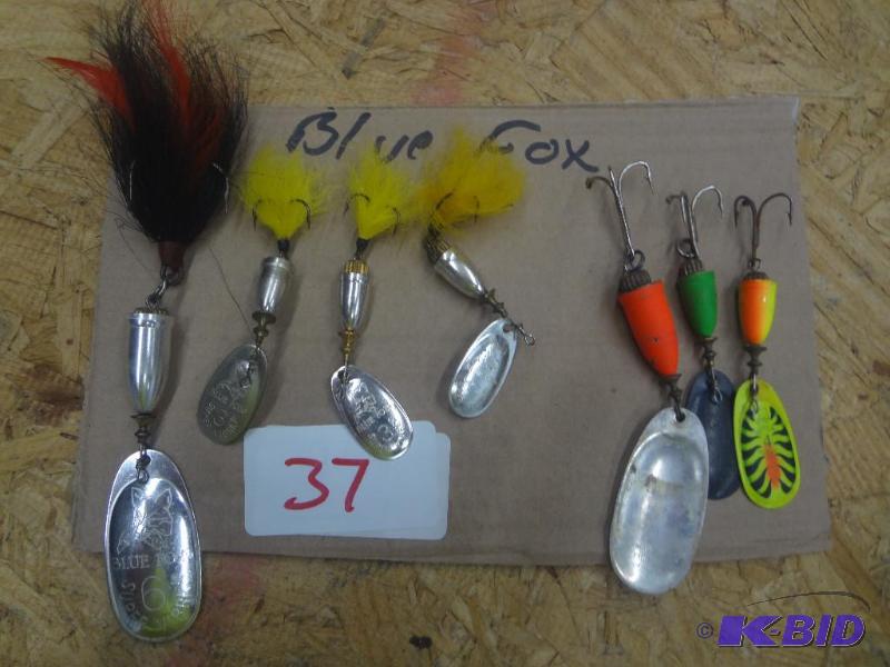 (7) Blue Fox Lures...