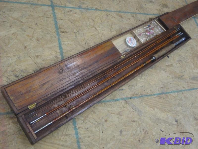 Vintage Fly Rod Set With Nice Wooden Case---H...