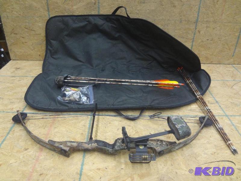 XI Ultra Magnum Bow Set With Quiver-Arrows-Si...