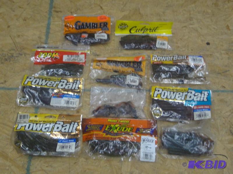 Assortment Of Plastic Baits...