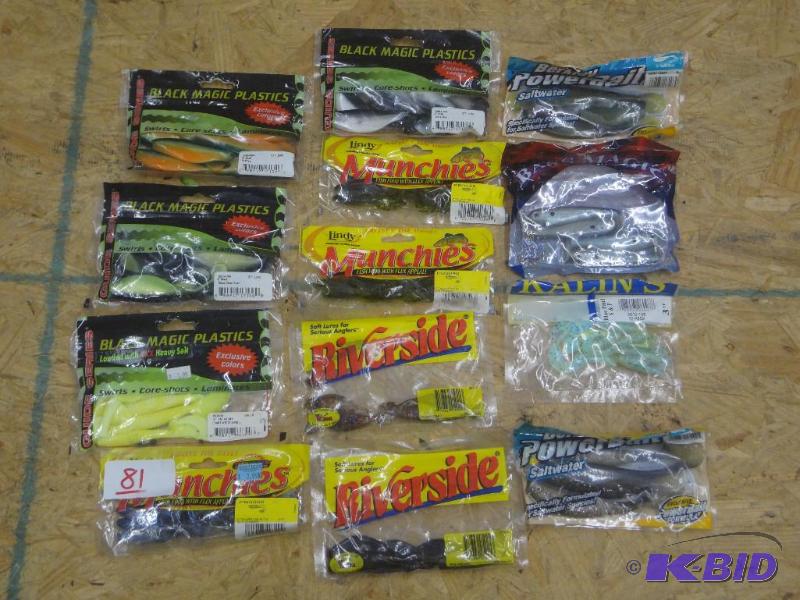 Assortment Of Plastic Baits...