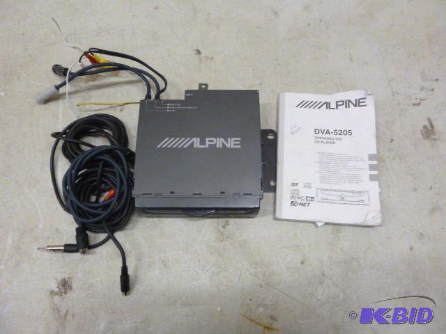 lot 151 image: Alpine DVDVideo CDCD Player Model DVA-5205 ...