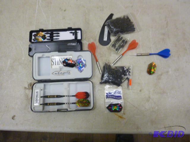 lot 173 image: Miscellaneous Dart Items with 2 Cases...