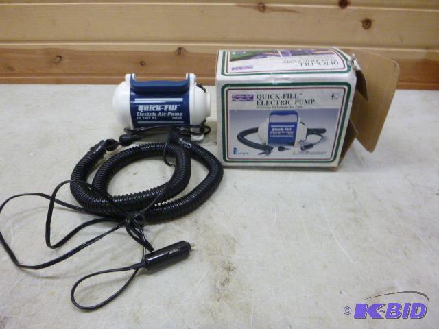 lot 177 image: Comfort-Rest Quick-Fill Electric Pump 12 volt...