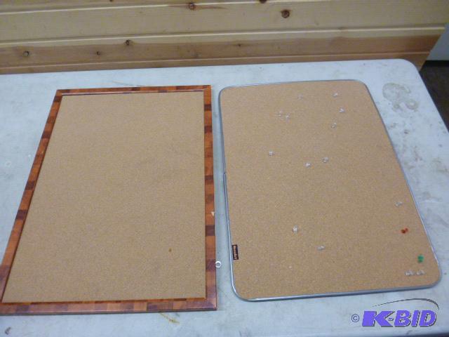 lot 180 image: 2 Cork Bulletin Boards...