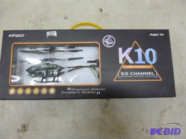 lot 197 image: Kingco K10 Sky Trooper 3.5 channel infrared r...