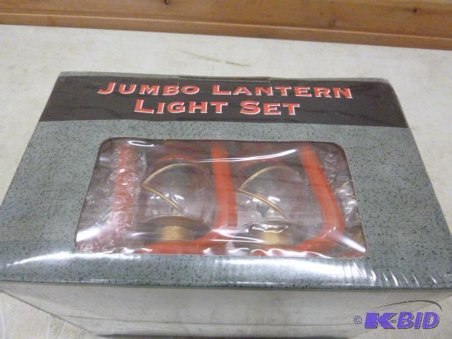 lot 210 image: New Rivers Edge Jumbo Lantern Light Set 10 ...