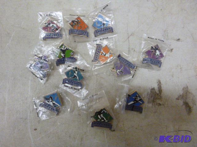 lot 221 image: 12 Olympic Pins...
