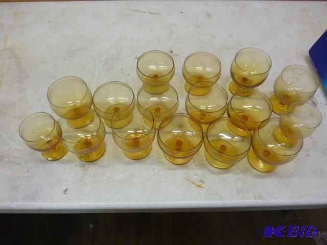 lot 234 image: Lot of Amber Glassware...
