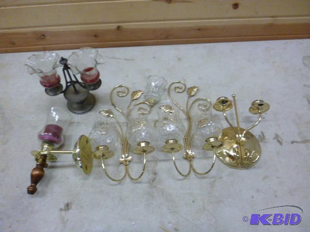 lot 242 image: Candle Holders...