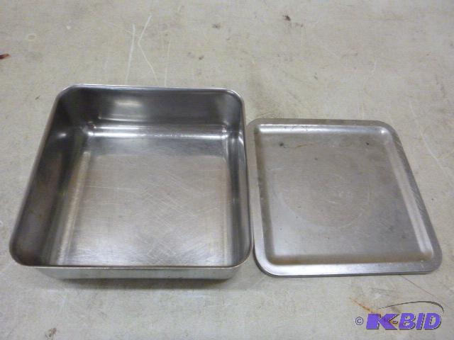 lot 268 image: Small Stainless Steel Pan with Cover...