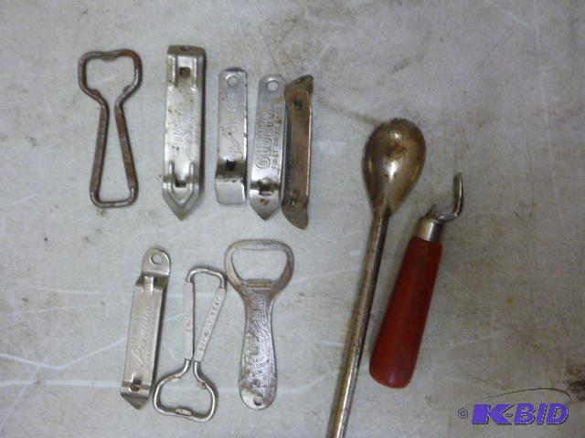 lot 279 image: 10 Vintage BottleCan Openers...