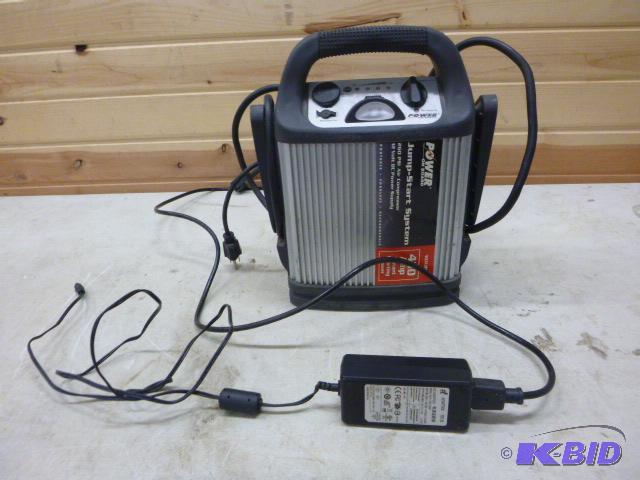 lot 284 image: Poewer On Board 450 Amp Jump Pack With led li...