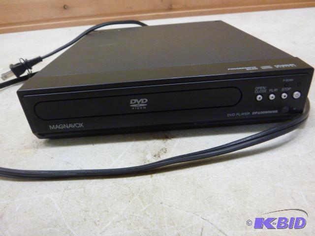 lot 32 image: Magnovox DVD Player Model DP100MW8BA...