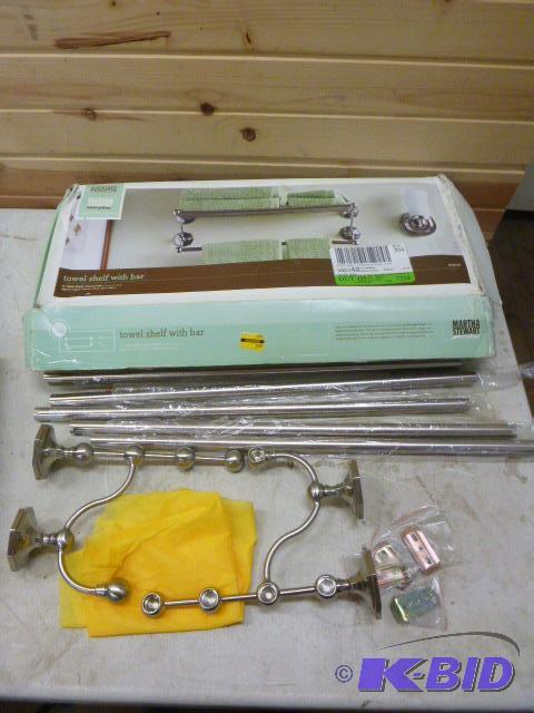 lot 50 image: Towel Bar Set...