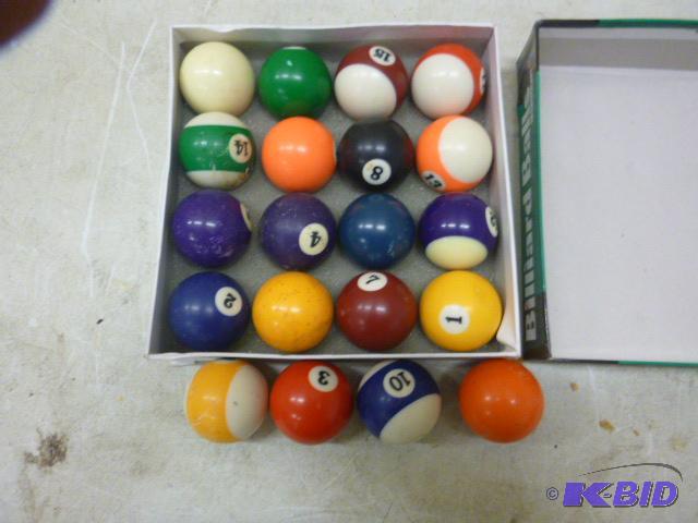 lot 52 image: Lot of Billiard Balls...