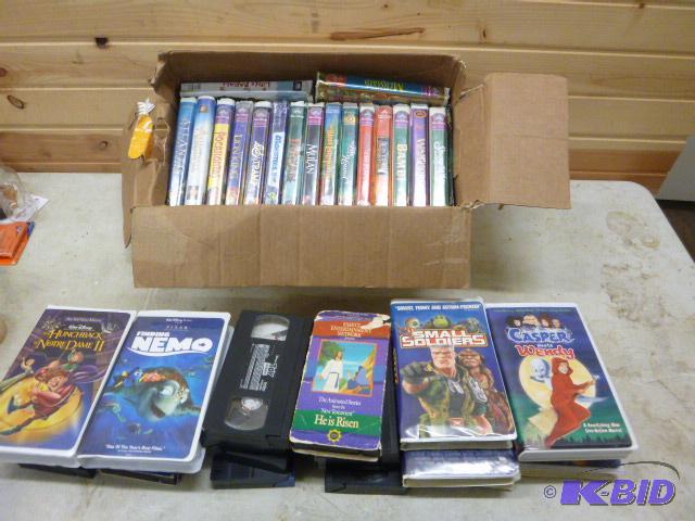 lot 72 image: Lot of Miscellaneous Childrens VHS Movies...