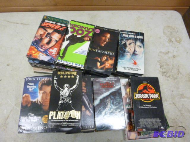 lot 74 image: Lot of Miscellaneous VHS Movies...