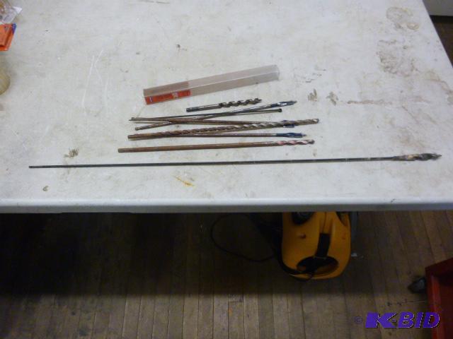 lot 84 image: Lot of Long Drill Bits...