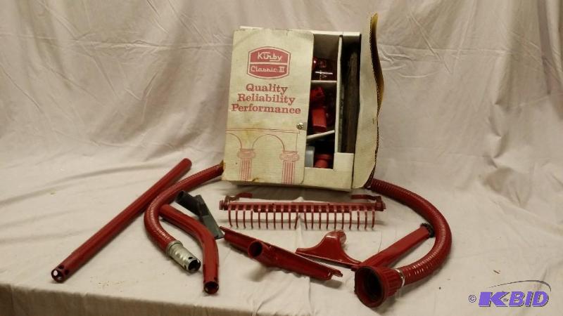 lot 10 image: Kirby Classic III Vacuum parts and accessorie...