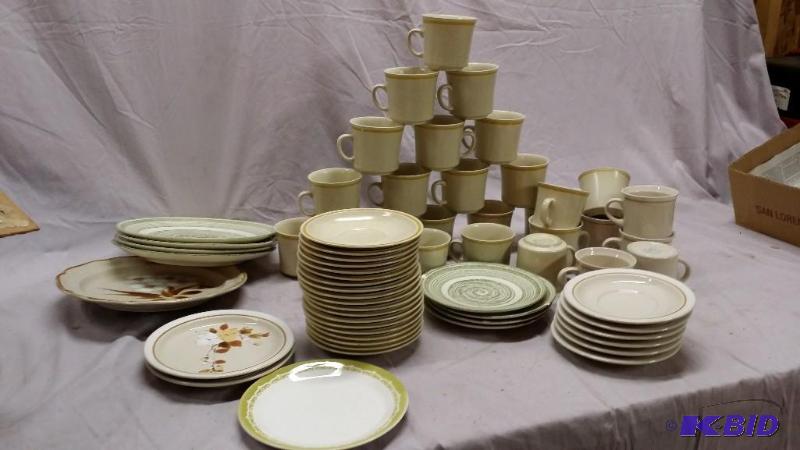 lot 21 image: Large lot of dishes including 27 coffee mugs...