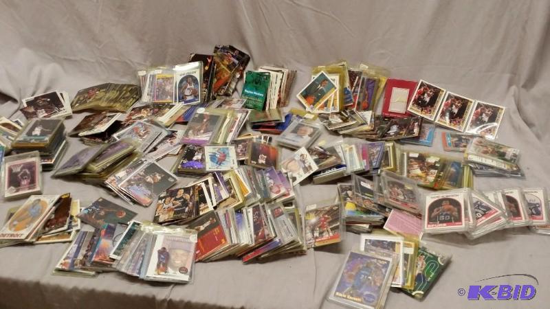 lot 27 image: Large lot of Basketball cards including names...