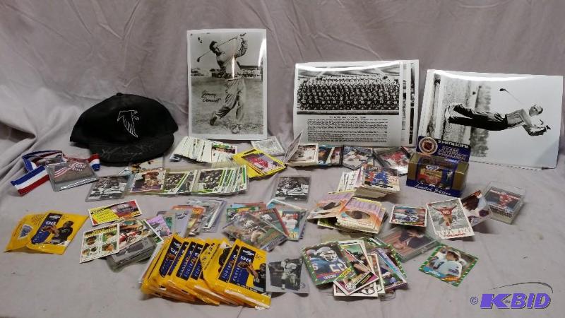lot 28 image: Lot of Hockey and Football cards including W...