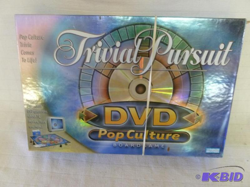 lot 141 image: Trivial Pursuit DVD pop culture board game, a...