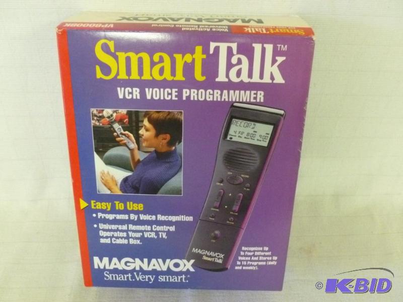 lot 48 image: Magnavox Smart Talk VCR voice programmer mode...