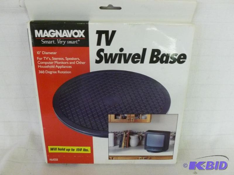 lot 49 image: Magnavox TV swivel base, brand new in the box...
