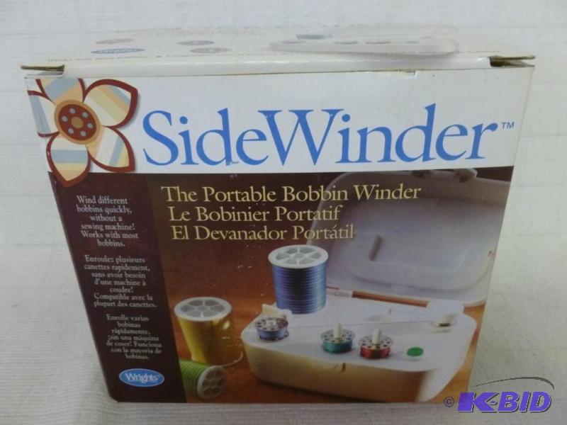 lot 50 image: Sidewinder portable bobbin winder, new in the...