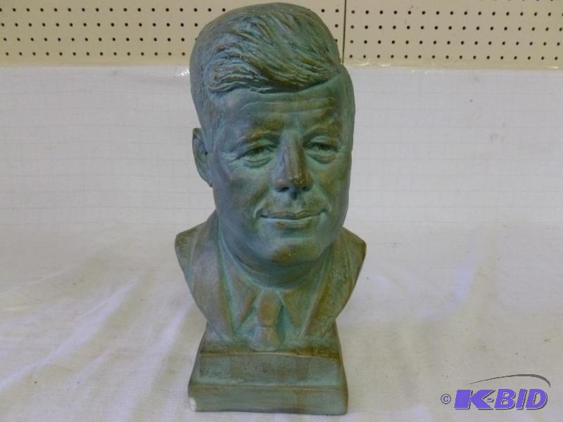 lot 79 image: Vintage President John F. Kennedy molded plas...
