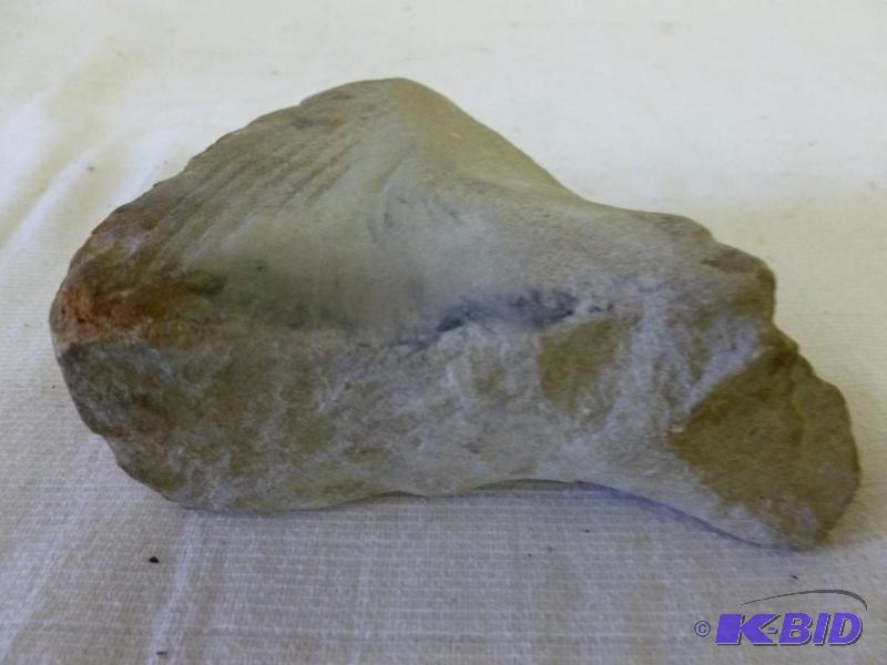 lot 97 image: Large piece of knife sharpening stone that me...