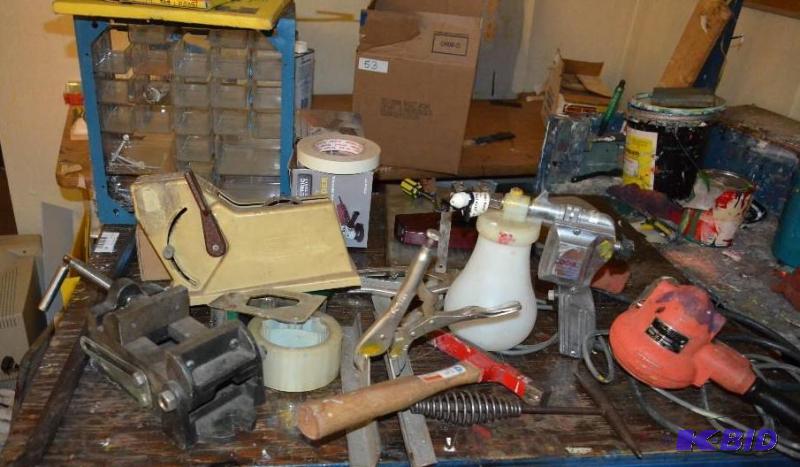 lot 25 image: Lot of Misc. tools including Master Heat Gun...