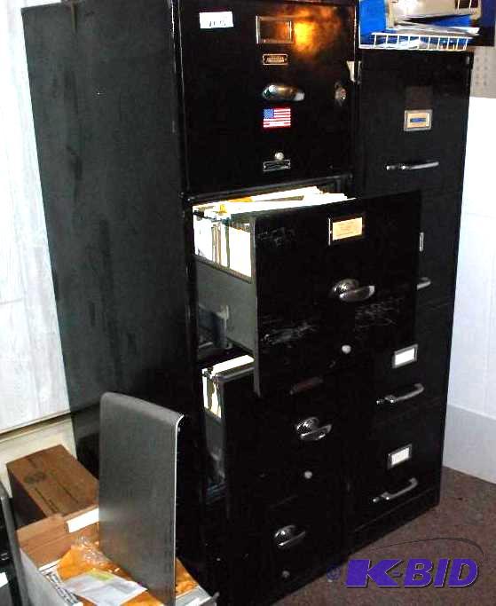 lot 39 image: HERCULES Fire Proof Security Safe4 Drawer fi...