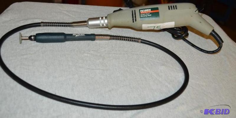lot 75 image: Handi Works Variable Speed Rotary Tool model ...