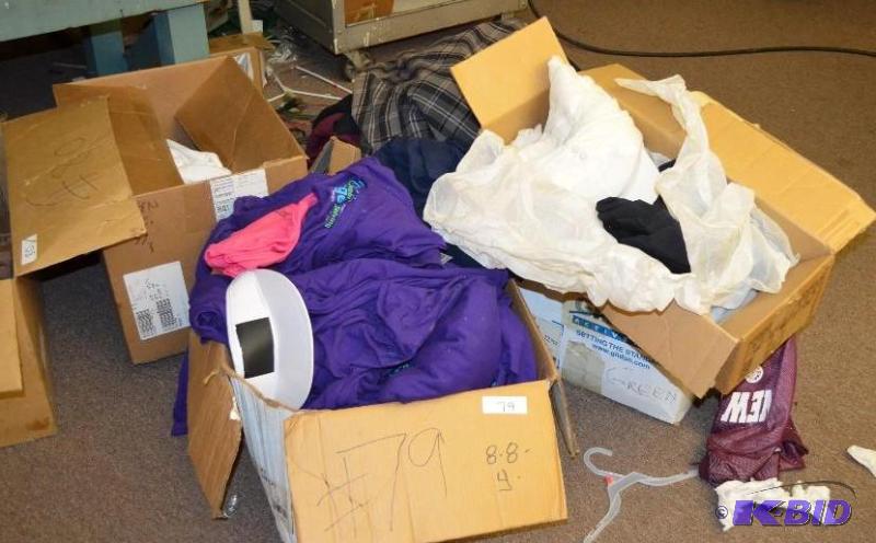 lot 79 image: Large group of t-Shirts, Hats, Sweatshirts, S...