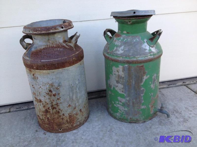 2 Milk Cans