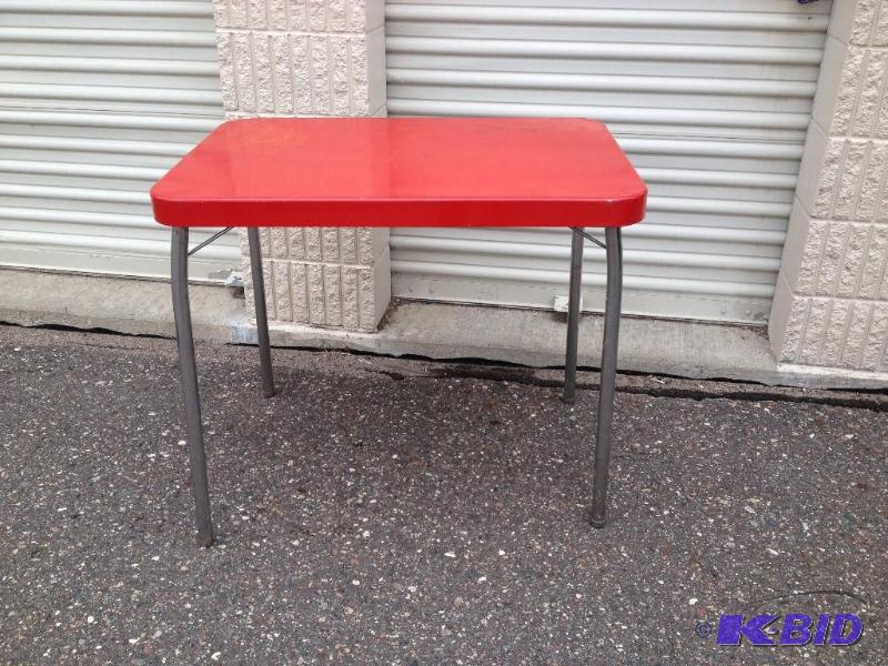 Vintage Metal Utility Table