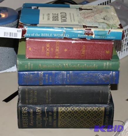 Six collectable books as pictured...